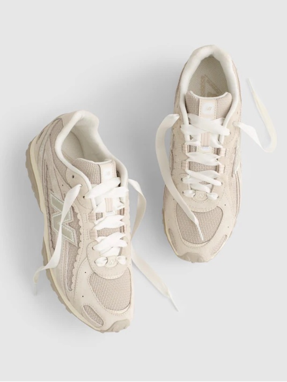 Madewell Women's Sneakers in Beige and Cream